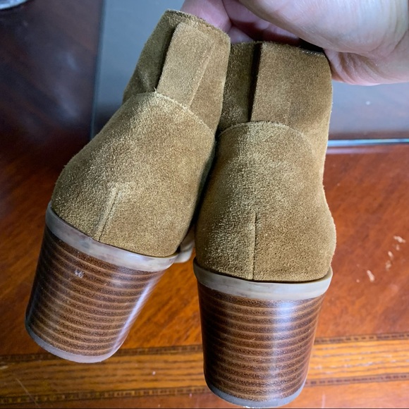 Susina Suede Leather Booties - Picture 6 of 11